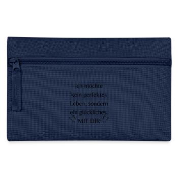 Ich liebe dich - Federtasche - Navy - Vorne