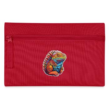 Adorable iguana - Pencil Case - red - Front