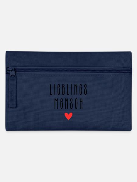 Lieblingsmensch - Federtasche - Navy