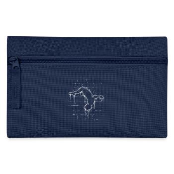 Street Art BackFlip Tricking Parkour Freerunning - Pencil Case - navy - Front