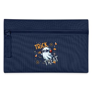 Trick or Treat Ghost - Pencil Case - navy - Front