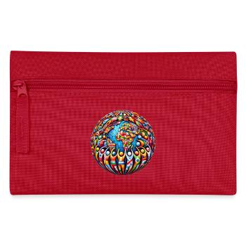 Unity in Diversity – Strong Together - Pencil Case - red - Front