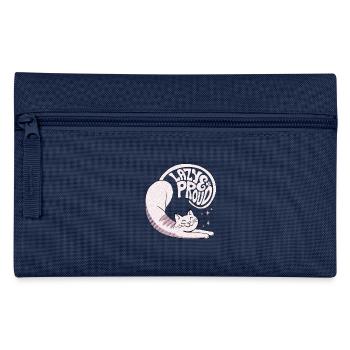 Lazy y Proud Cats - Pencil Case - navy - Front