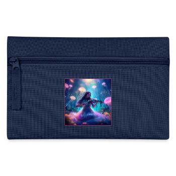 Magical underwater world with violinist - Pencil Case - navy - Front