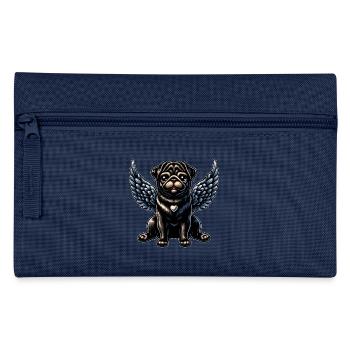 Ange carlin mignon de style baroque gothique - Trousse - marine - Devant