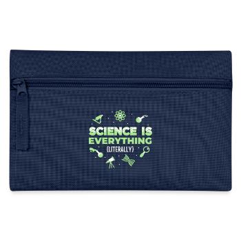 Wissenschaft ist alles (im wahrsten Sinne des Wortes) - Federtasche - Navy - Vorne