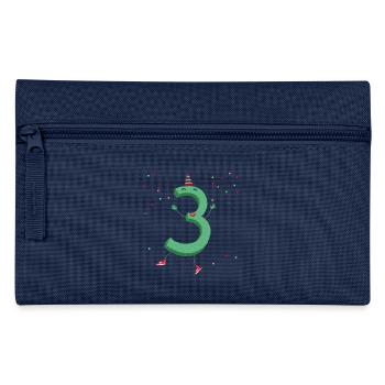 Drei Party - Federtasche - Navy - Vorne