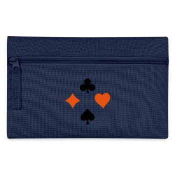 Kartenspiel - Federtasche - Navy - Vorne