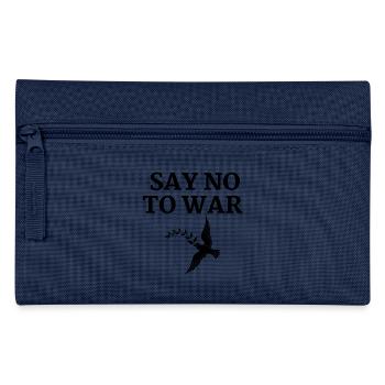 say no to war - Federtasche - Navy - Vorne