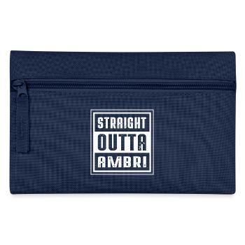 STRAIGHT OUTTA AMBRI - Pencil Case - navy - Front