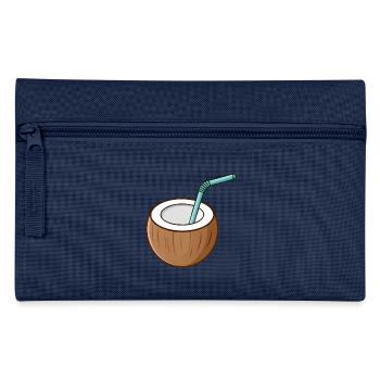 Kokosnuss - Federtasche - Navy - Vorne