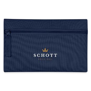 Schott Original Familienlogo - Federtasche - Navy - Vorne