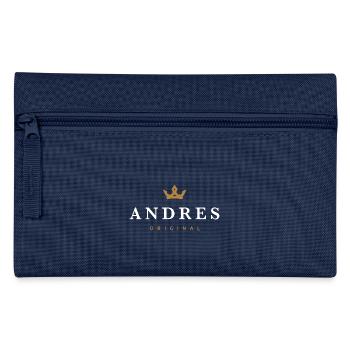 Andres Original Familienlogo - Federtasche - Navy - Vorne