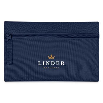 Linder Original Familienlogo - Federtasche - Navy - Vorne