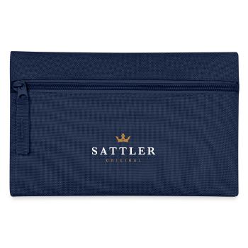 Sattler Original Familienlogo - Federtasche - Navy - Vorne