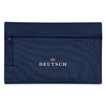 Deutsch Original Familienlogo - Federtasche - Navy - Vorne