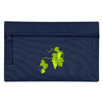 Weinreben - Federtasche - Navy - Vorne