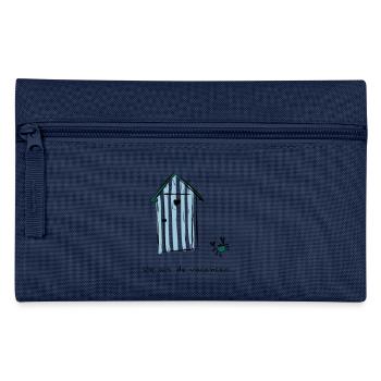 Cabine de plage - Trousse - marine - Devant