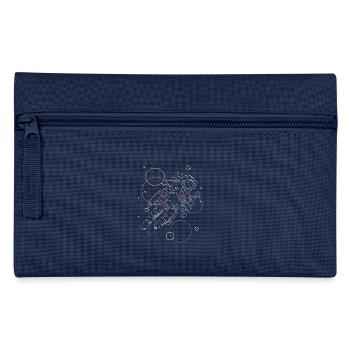 Schwebender Astronaut - Federtasche - Navy - Vorne