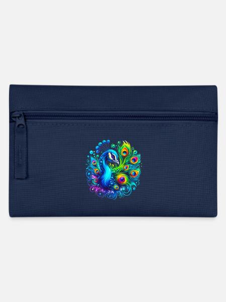 Pfau - Federtasche - Navy