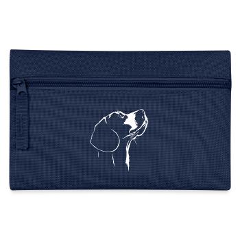 Beagle Silhouette Chien Chien Wilsigns - Trousse - marine - Devant