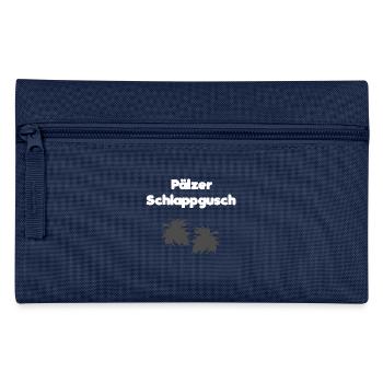 Dialektsprüche, Pälzer schlappgusch - Federtasche - Navy - Vorne