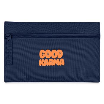 Bon Karma Orange - Trousse - marine - Devant