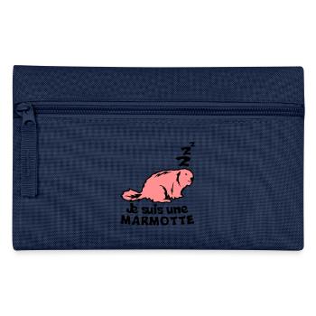 I'm an animal marmot term - Pencil Case - navy - Front