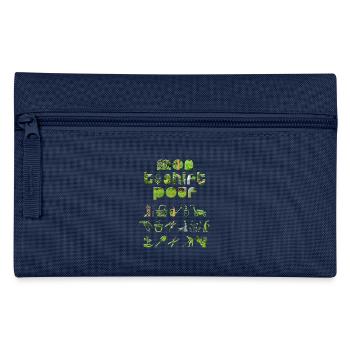 Mon t-shirt pour le jardin, cadeau homme jardinage - Trousse - marine - Devant