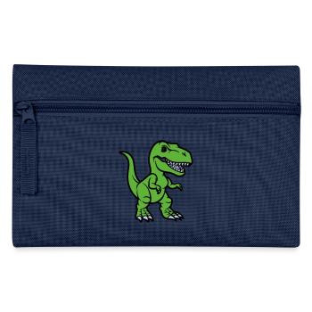 T Rex Comic dinosaurier - Federtasche - Navy - Vorne