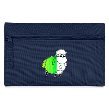 Wolly Sheepling Ladebalken-Schaf Gaming - Federtasche - Navy - Vorne