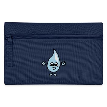 Little drops of water - Pencil Case - navy - Front
