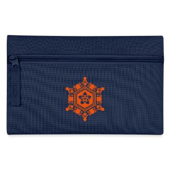 water crystal "love" with Venus pentagram / Emoto - Pencil Case - navy - Front