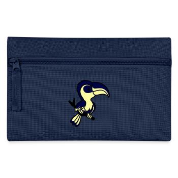 parrot - Pencil Case - navy - Front
