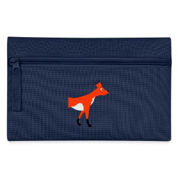 Halber Fuchs Vorderteil Vordere Hälfte Vorne Cool - Federtasche - Navy - Vorne
