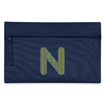 Buntes Herz N Design – Einzigartig & Stylisch! - Federtasche - Navy - Vorne