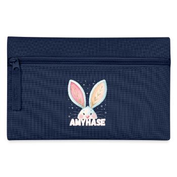 Name Amy Hase Amyhase Kosename - Federtasche - Navy - Vorne