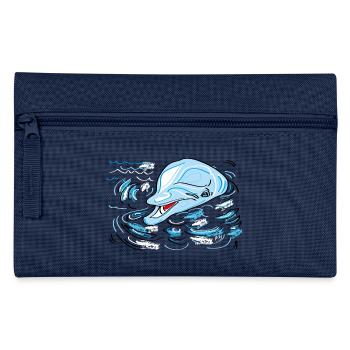 dolphin - Pencil Case - navy - Front