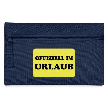 Urlaub - Federtasche - Navy - Vorne