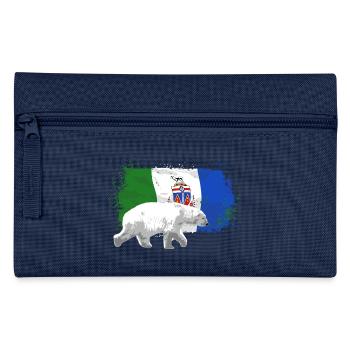 Yukon Flag - Polar Bear - Eisbär - Federtasche - Navy - Vorne
