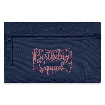 Birthday Squad Matching Group Birthday Party Gift - Pencil Case - navy - Front