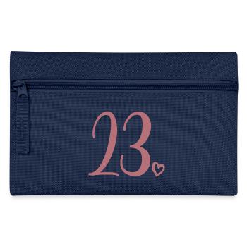 Süße Nummer 23, 23 Jahre alt, Geschenk zum 23. Geburtstag - Federtasche - Navy - Vorne