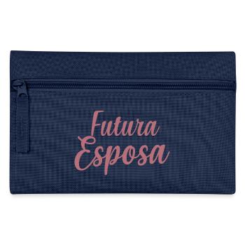 Future Esposa Engagement Bridal Shower Wedding - Pencil Case - navy - Front