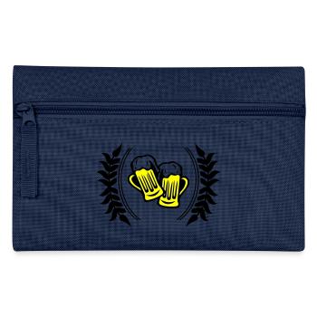 Icône de la bière - Trousse - marine - Devant