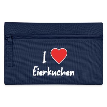 I love pancakes Funny design I love - Pencil Case - navy - Front