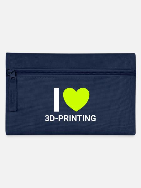 i love 3dprinting - Federtasche - Navy