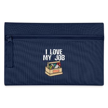 Carpenter Roofer Carpenter Job Occupation carpenter - Pencil Case - navy - Front