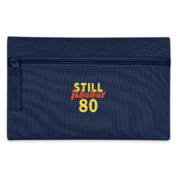 80. Geburtstag lustig 80 Jahre altes Geschenk - Federtasche - Navy - Vorne