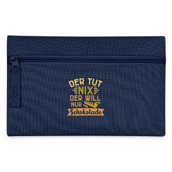 Schokolade - Federtasche - Navy - Vorne