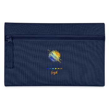 Vincent Van Gogh Let It Gogh Abstract - Federtasche - Navy - Vorne